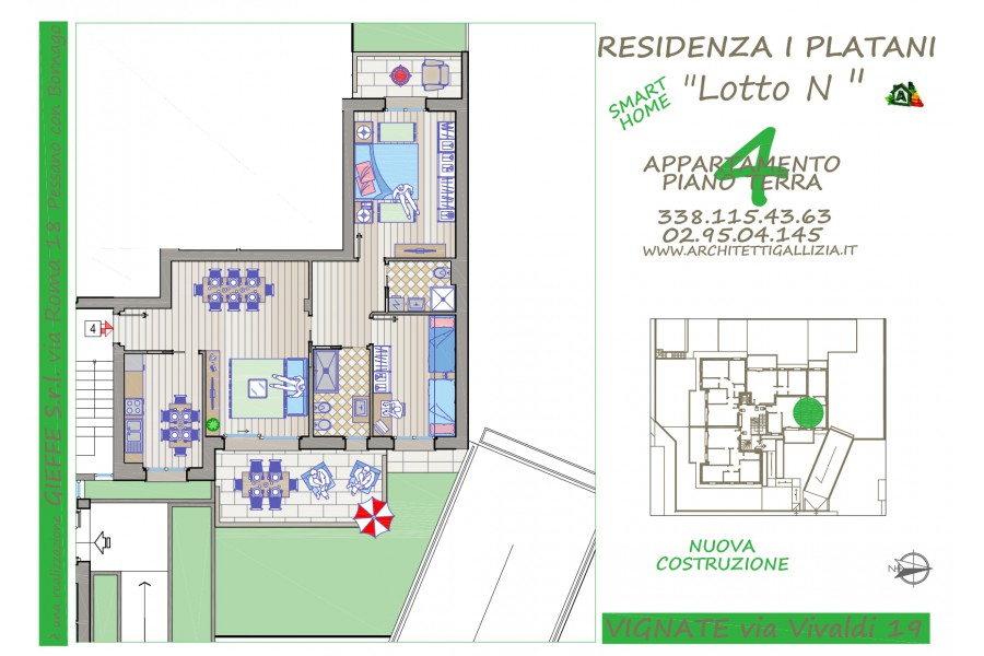 Planimetria appartamento N4